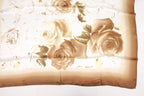 Saddle Jacquard 100% Silk Print Square Scarf
