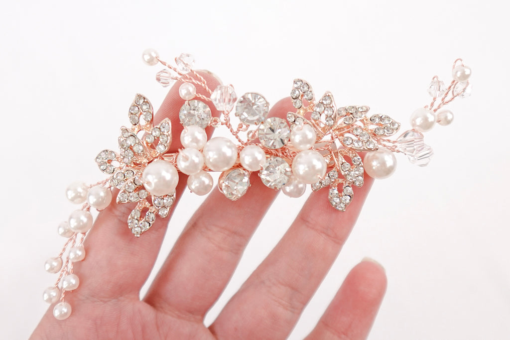 Pearls and Diamonds Hairclip