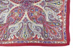 Cranberry Red Large Russia Style Church Scarf
