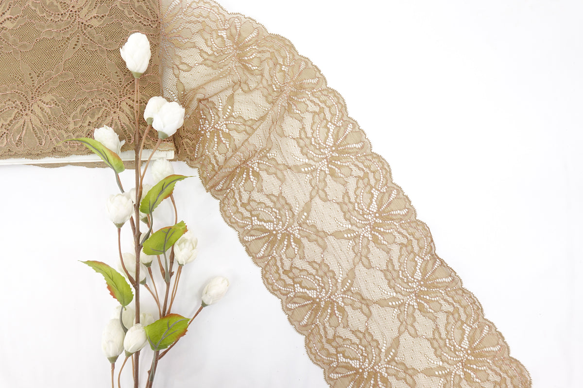 Light Taupe 7" Lace