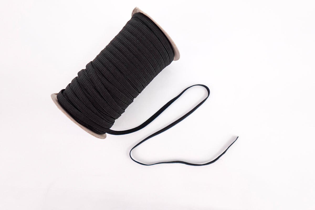 Black 8mm Elastic