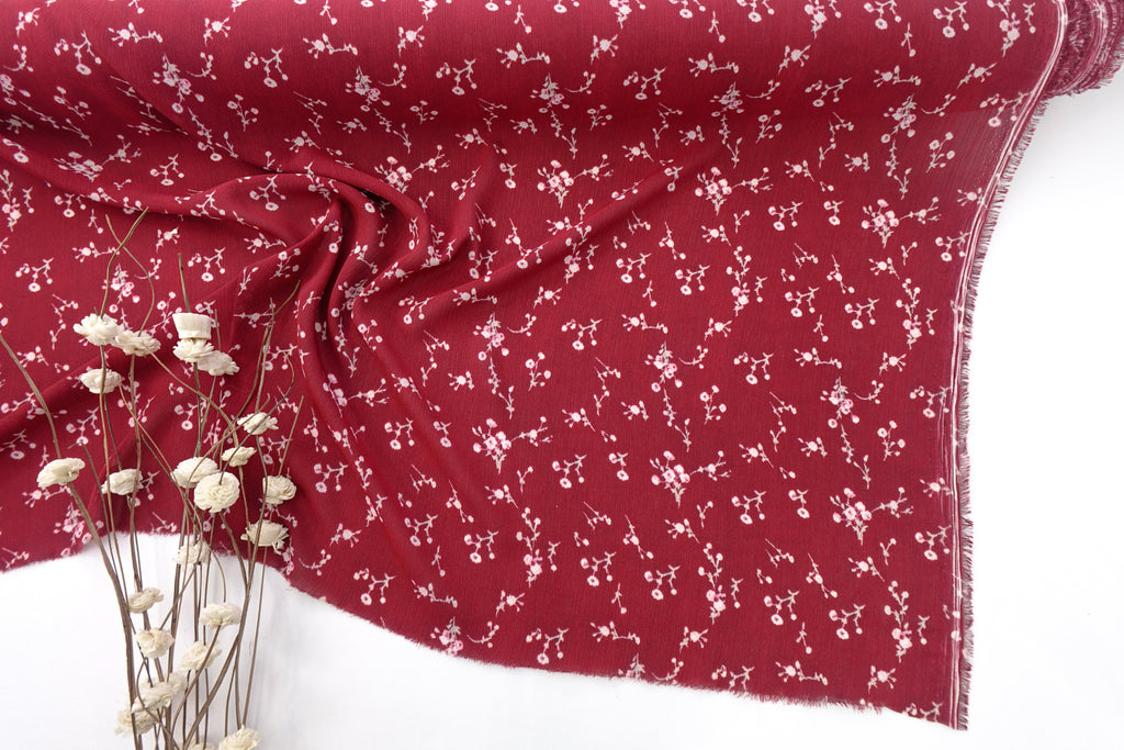 Cranberry Red Canadian Feel Print