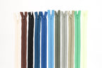 Medium Regular Zippers Neutrals & Blues