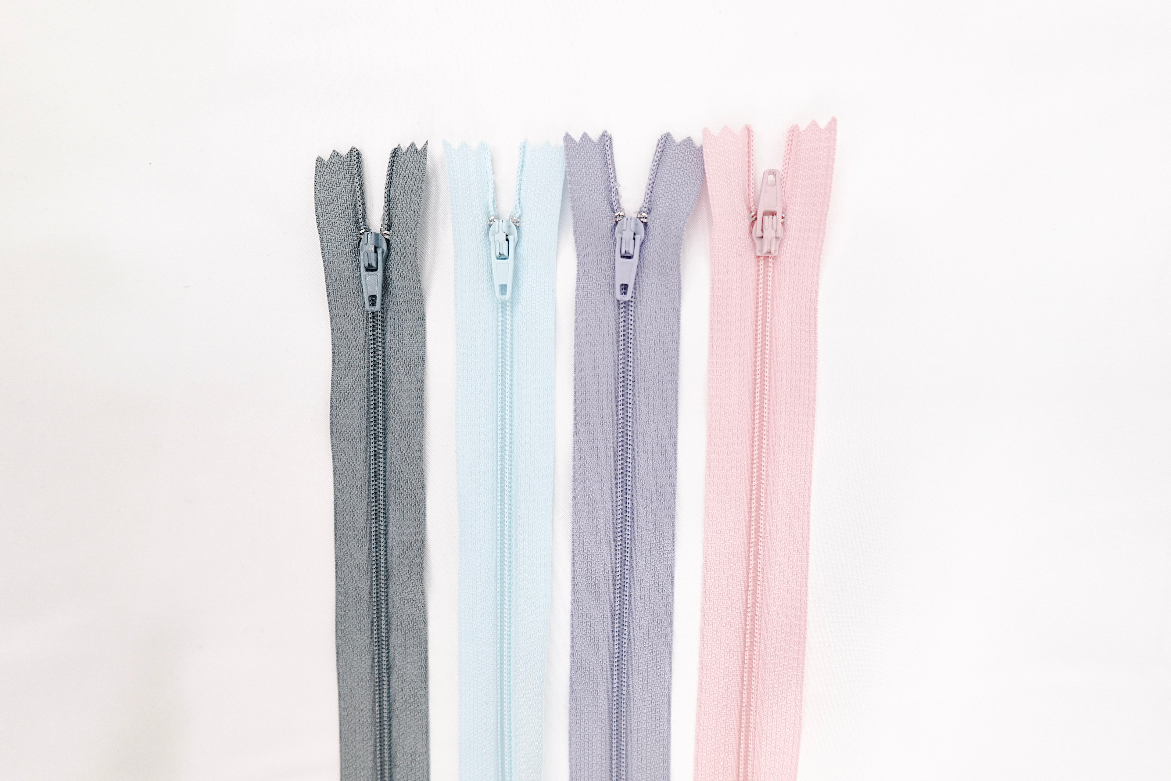 Long Regular Zippers Neutrals & Pastels