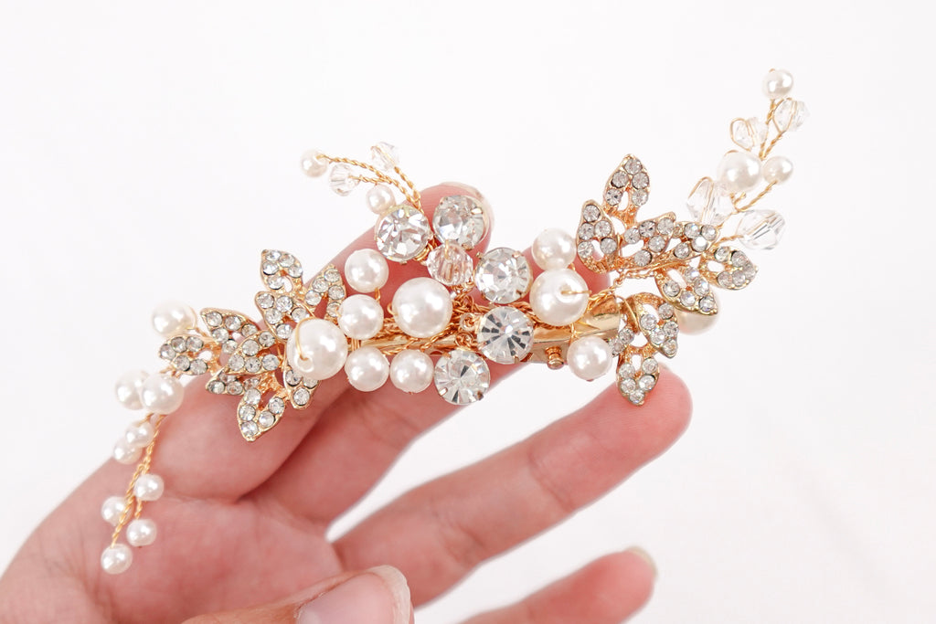 Pearls and Diamonds Hairclip
