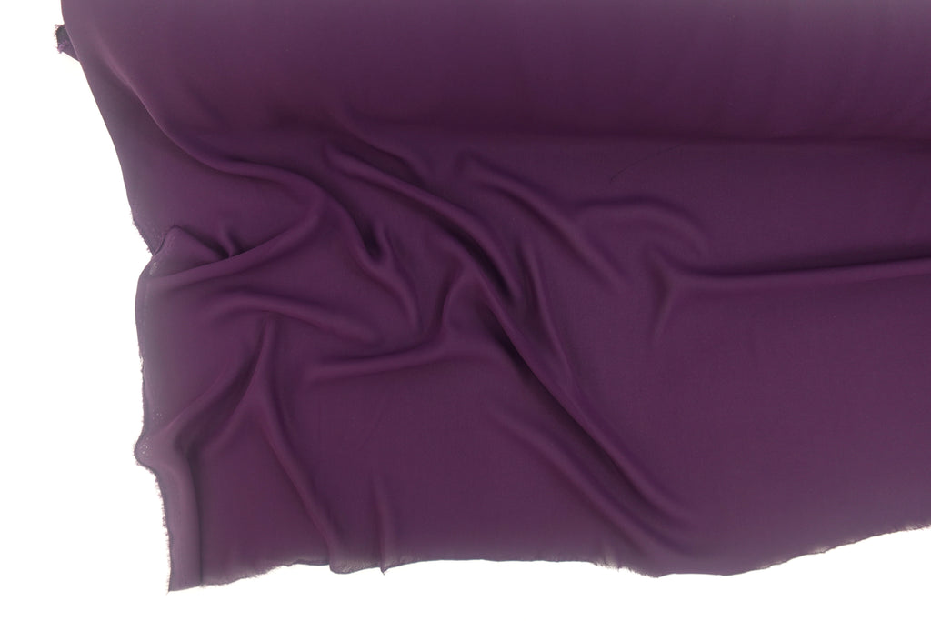 Blackberry Stretchy Georgette