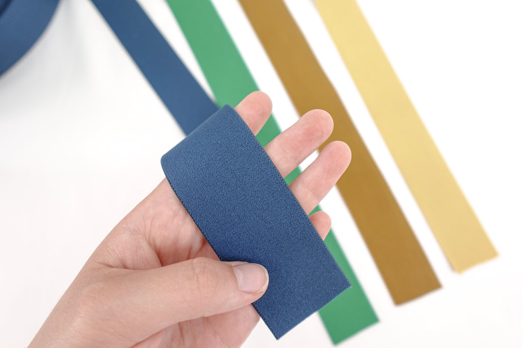 Blues & Greens Soft 1.5" Waistband Elastic