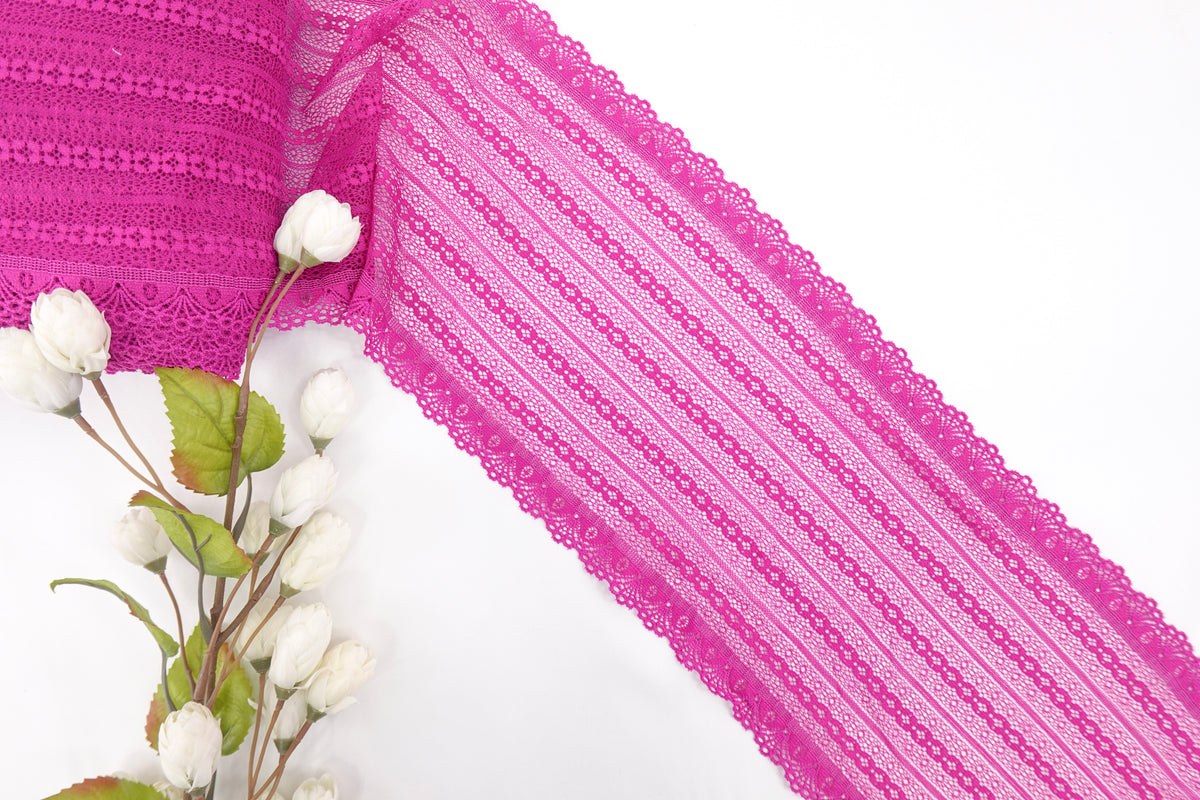 Magenta 7" Lace