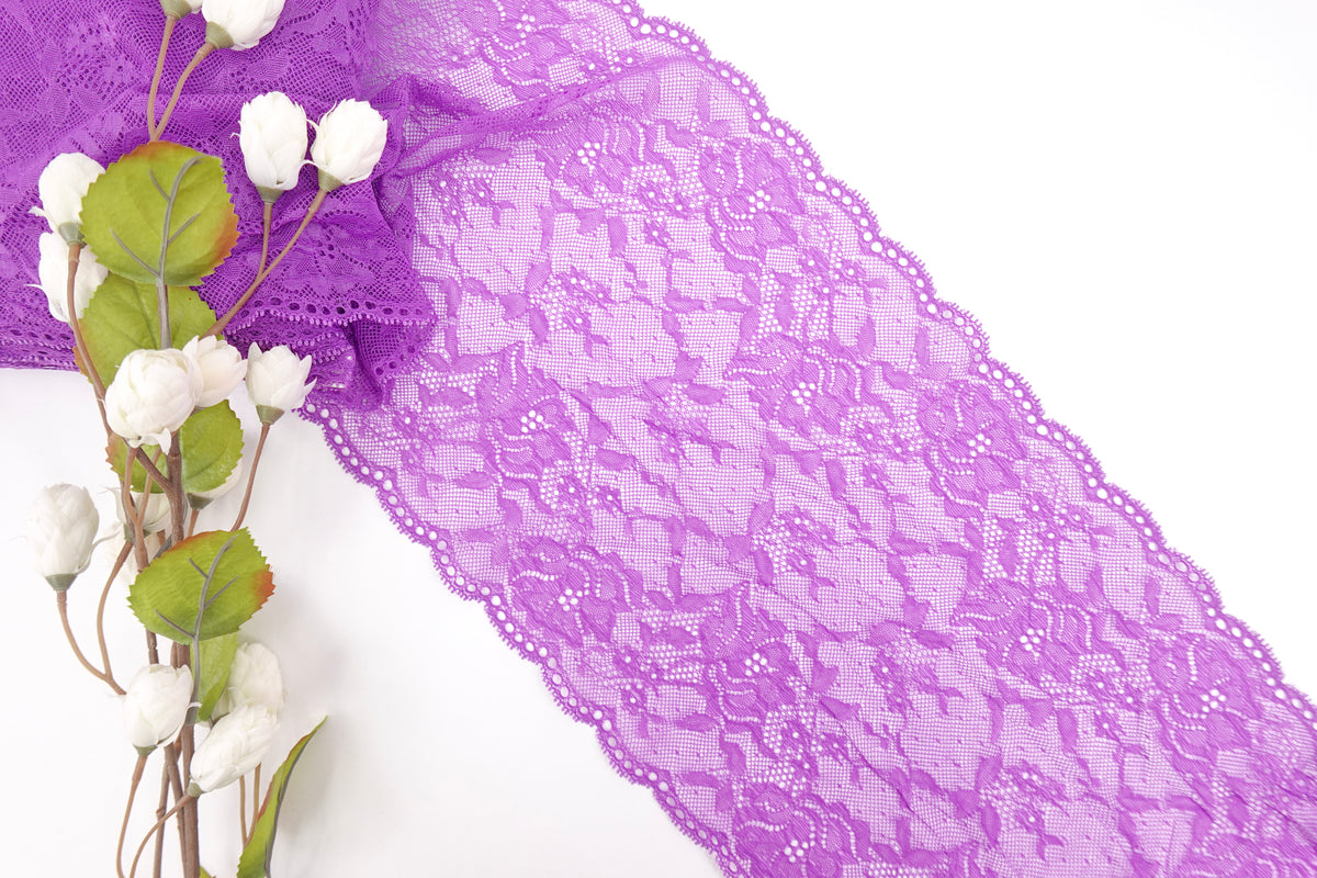Purple 9.5" Lace