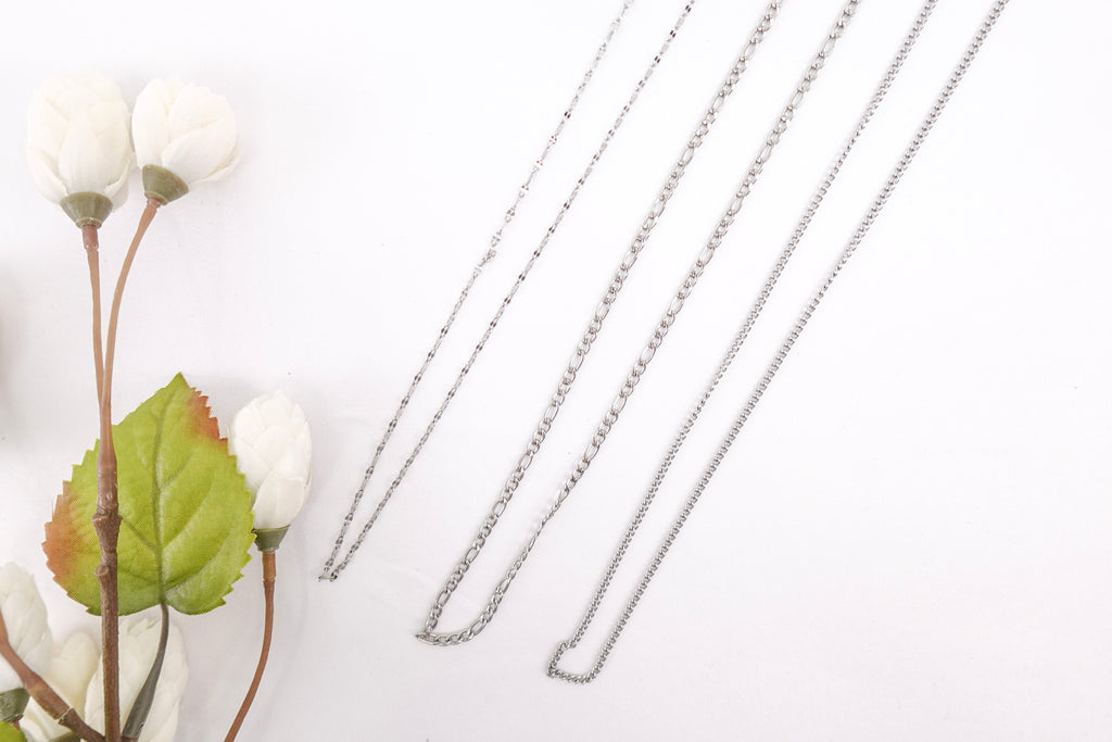 Stainless Steel 21.5" Chain Necklace