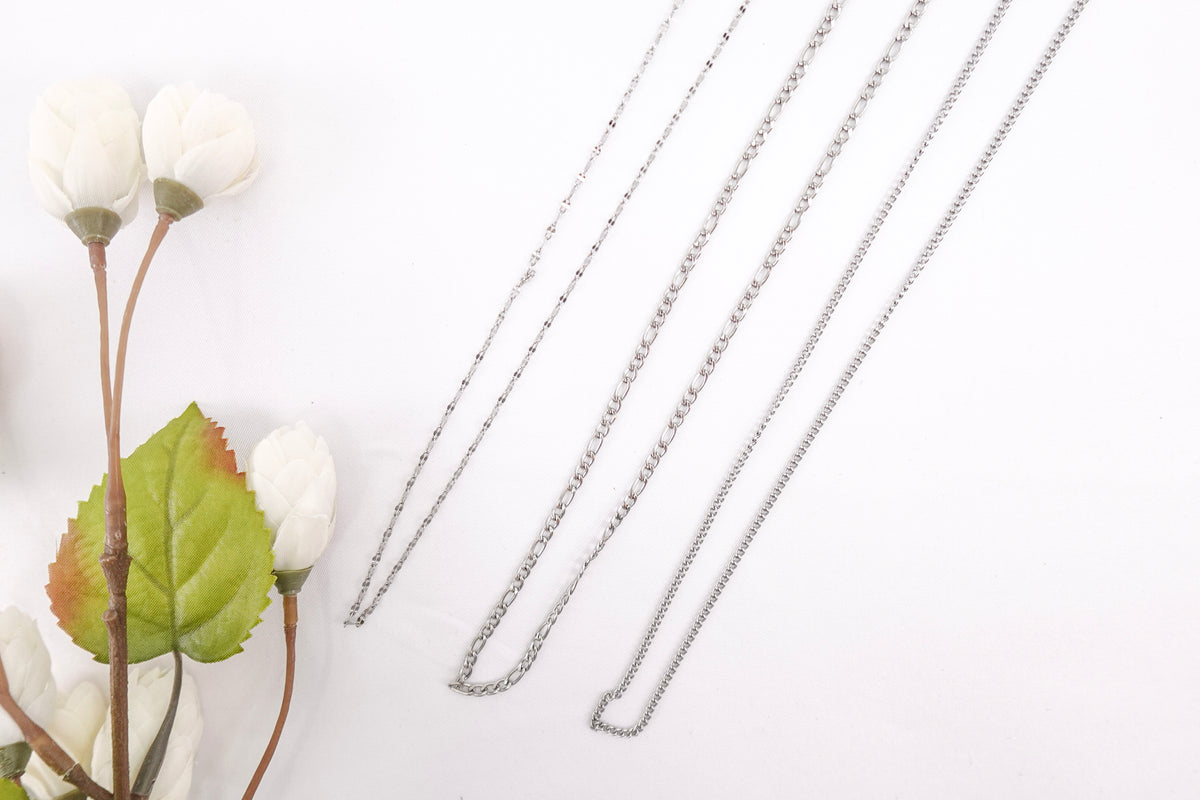 Stainless Steel 21.5" Chain Necklace