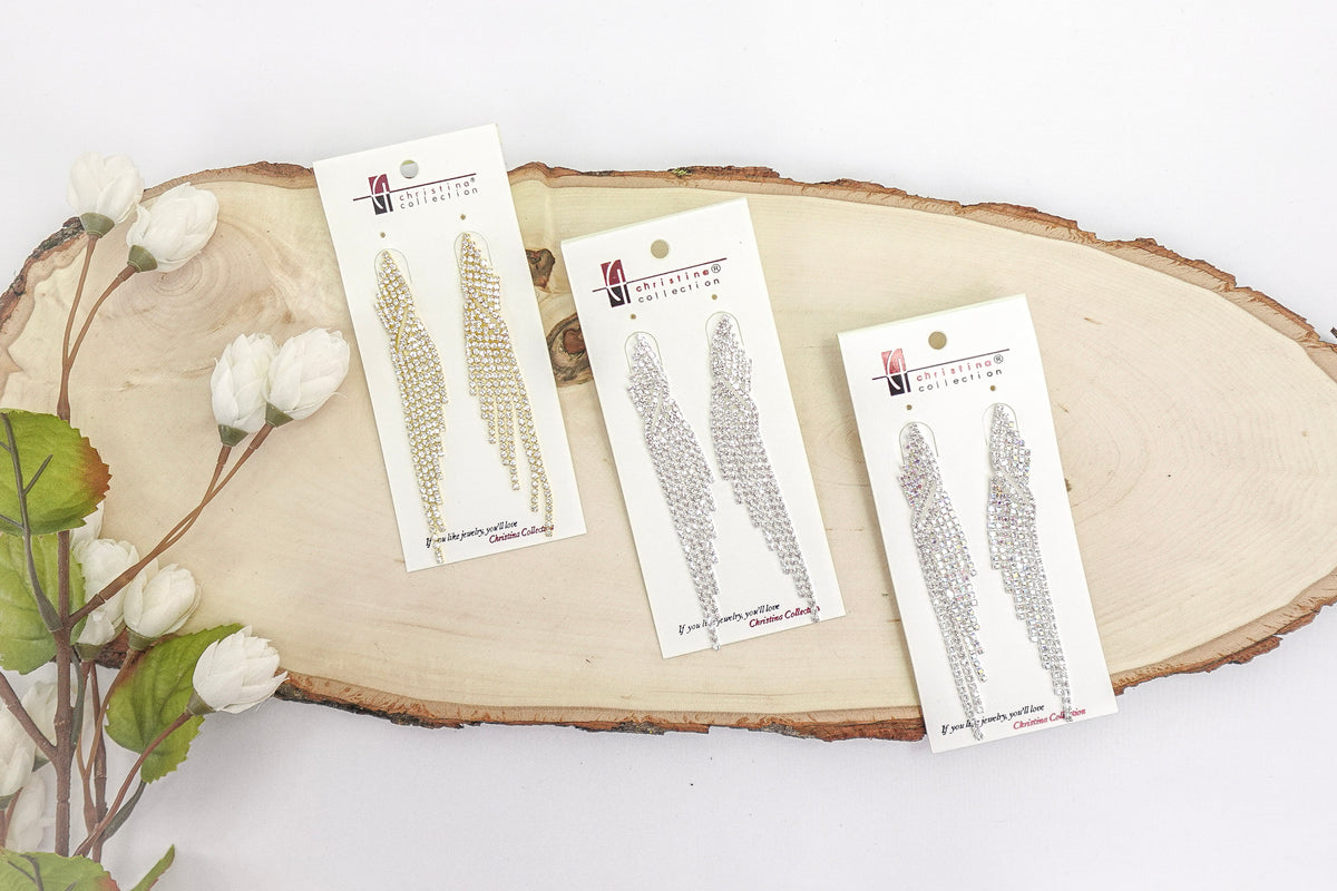 Fancy Tassel Dangle Earrings