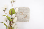 Gold-Toned Flowers & Pearls Small Hoop Earrings