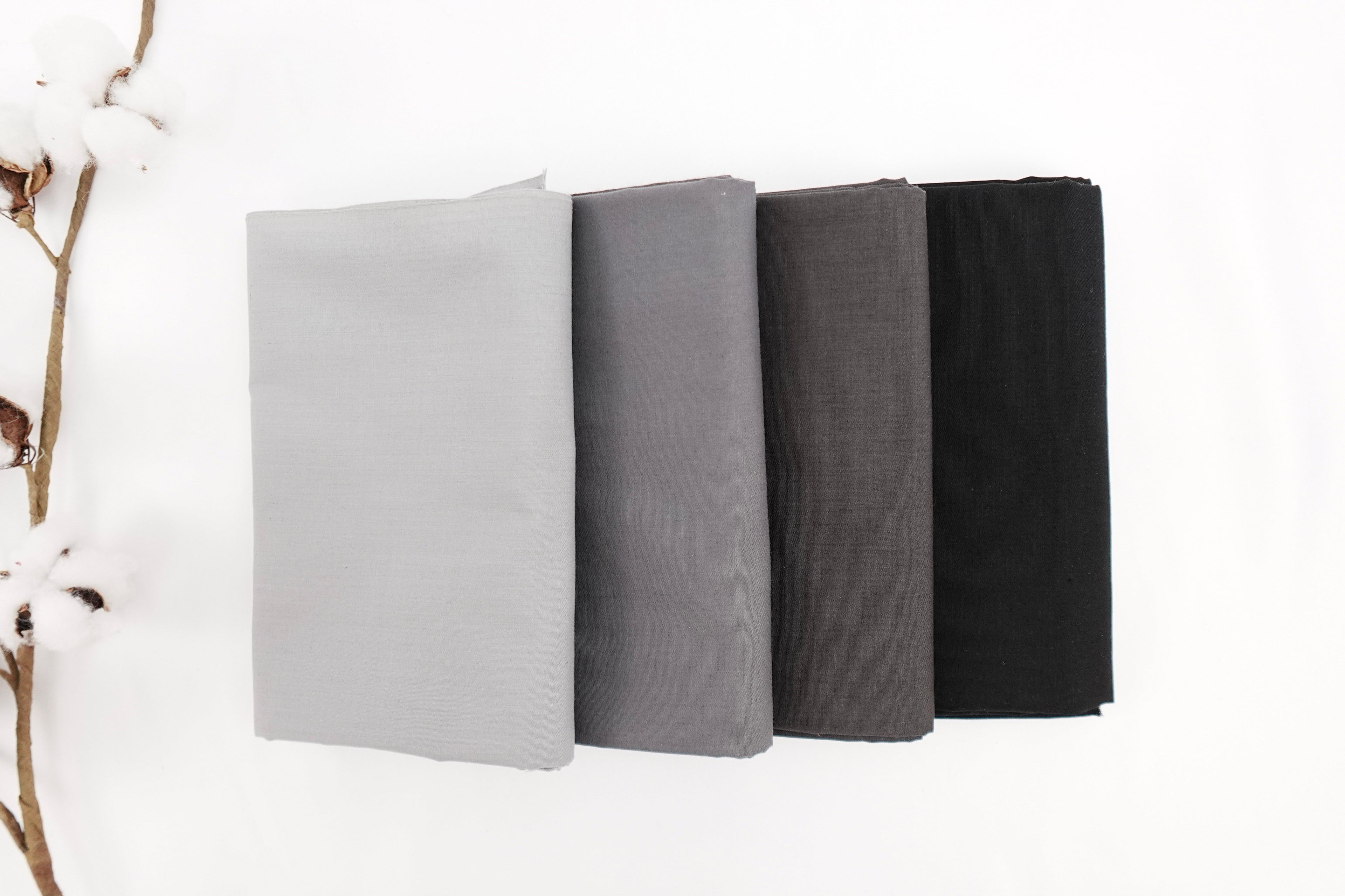 Broadcloth Blacks & Greys