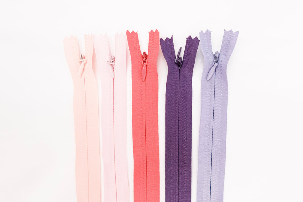 Invisible Zippers Reds & Pinks
