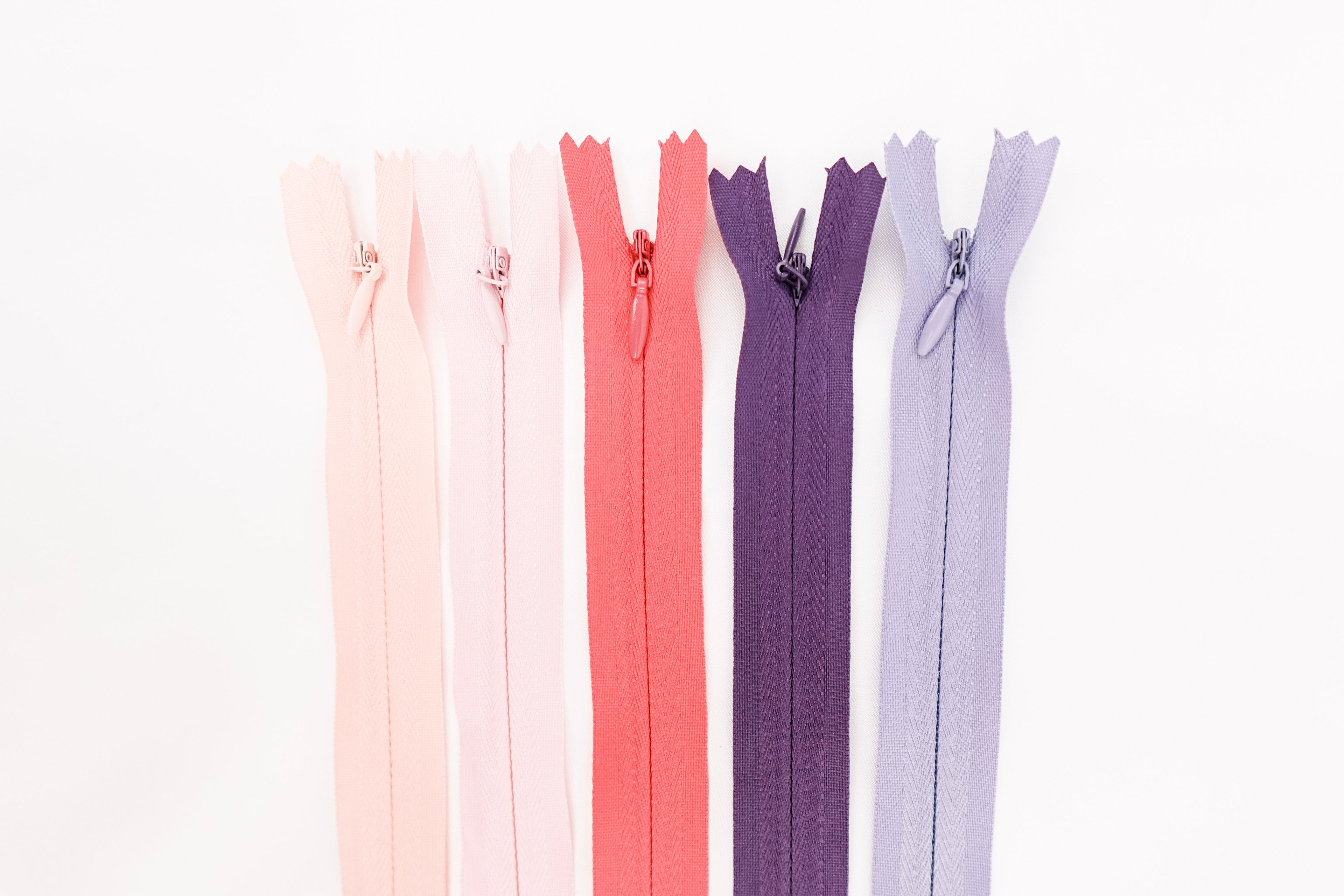 Invisible Zippers Reds & Pinks