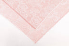Fairytale Pink Roses Design Two Tone Church Scarf with Frayed Edge