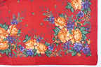 True Red Large Russia Style Church Scarf
