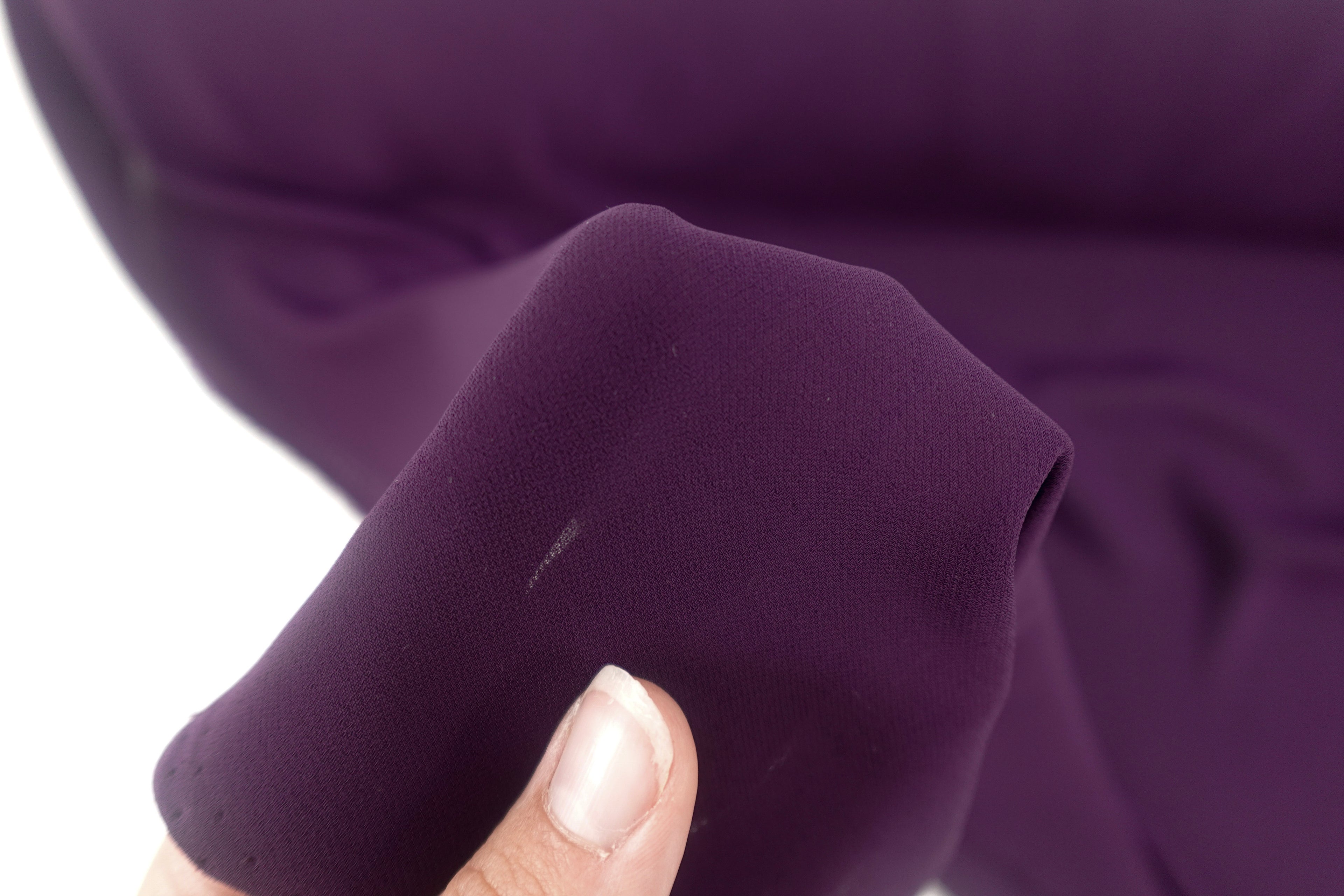 Blackberry Stretchy Georgette