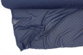 Navy Swiss Dot Chiffon with Metallic Details