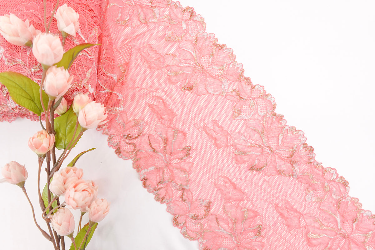 Hot Pink 9" Lace