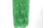 Kelly Green Sequin Bridal Lace