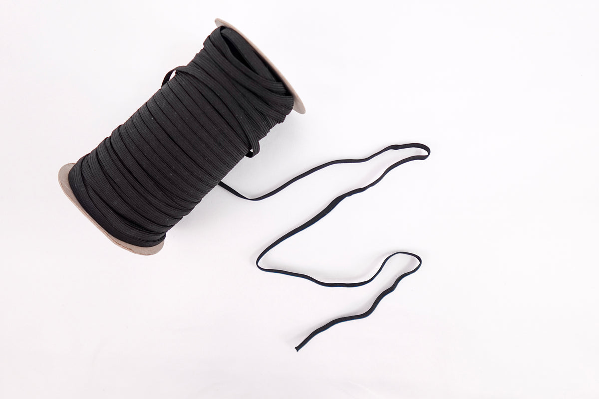 Black 6mm Elastic