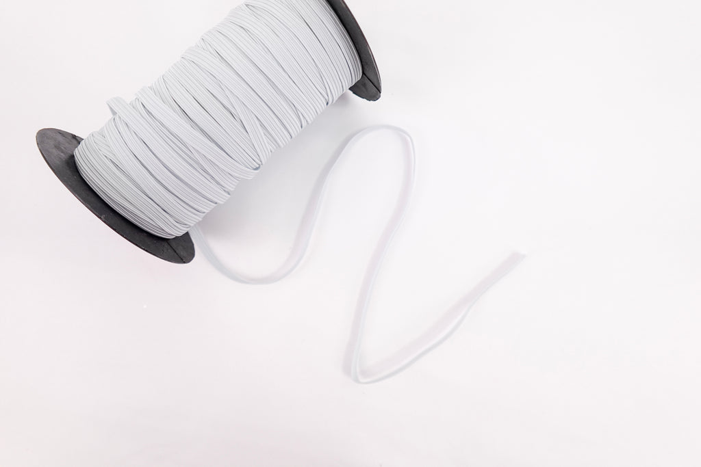 Blue White 7mm Elastic