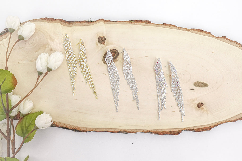 Fancy Tassel Dangle Earrings