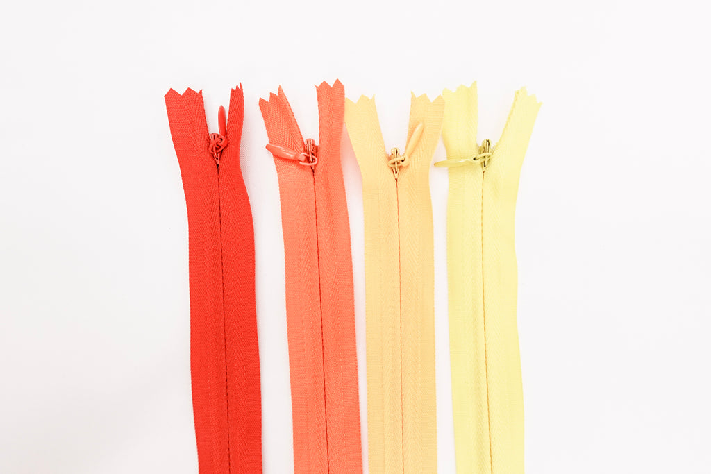 Invisible Zippers Reds & Pinks