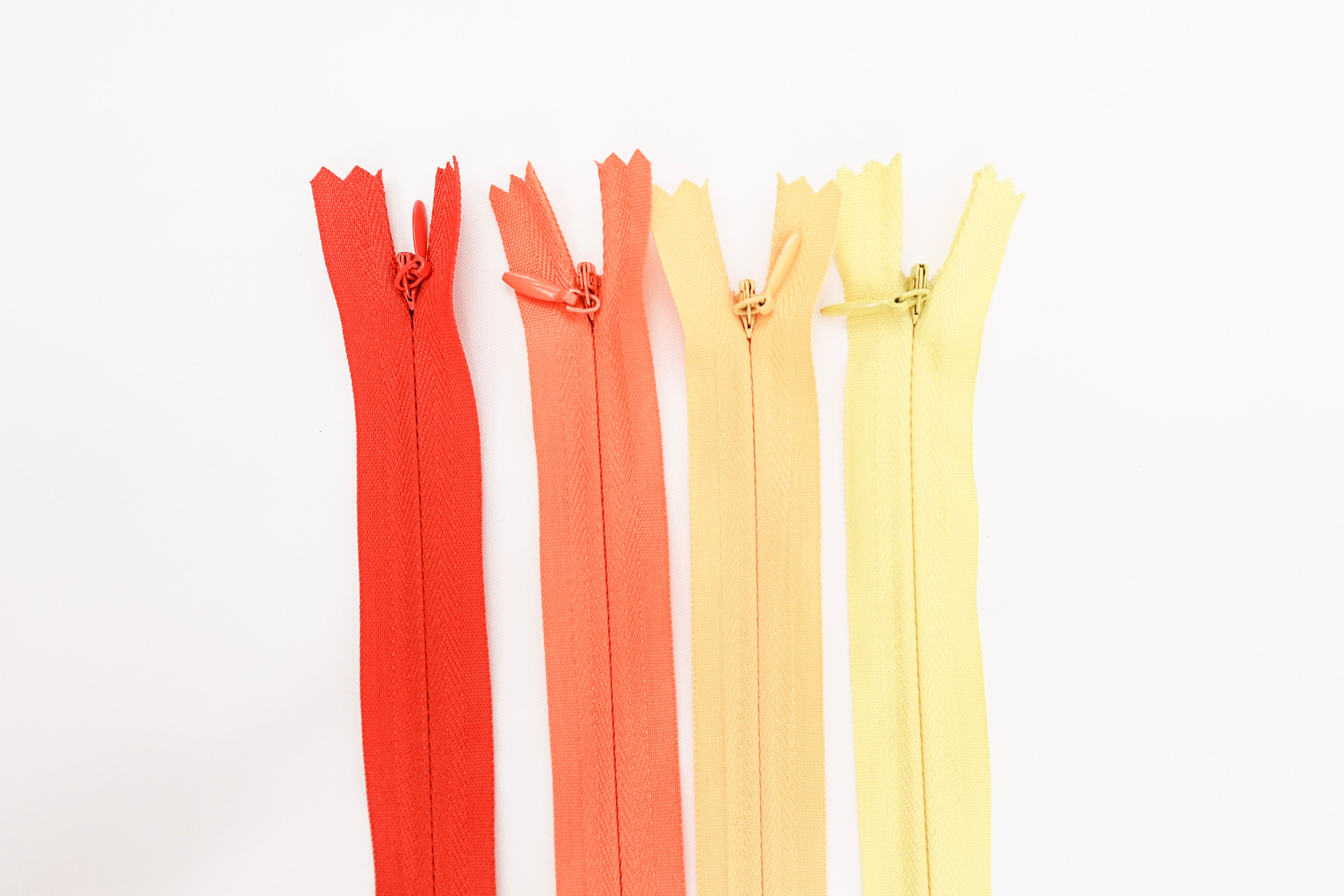 Invisible Zippers Reds & Pinks