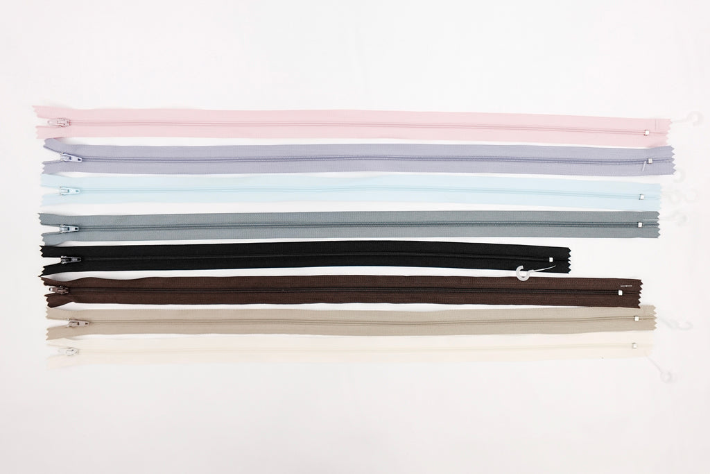 Long Regular Zippers Neutrals & Pastels