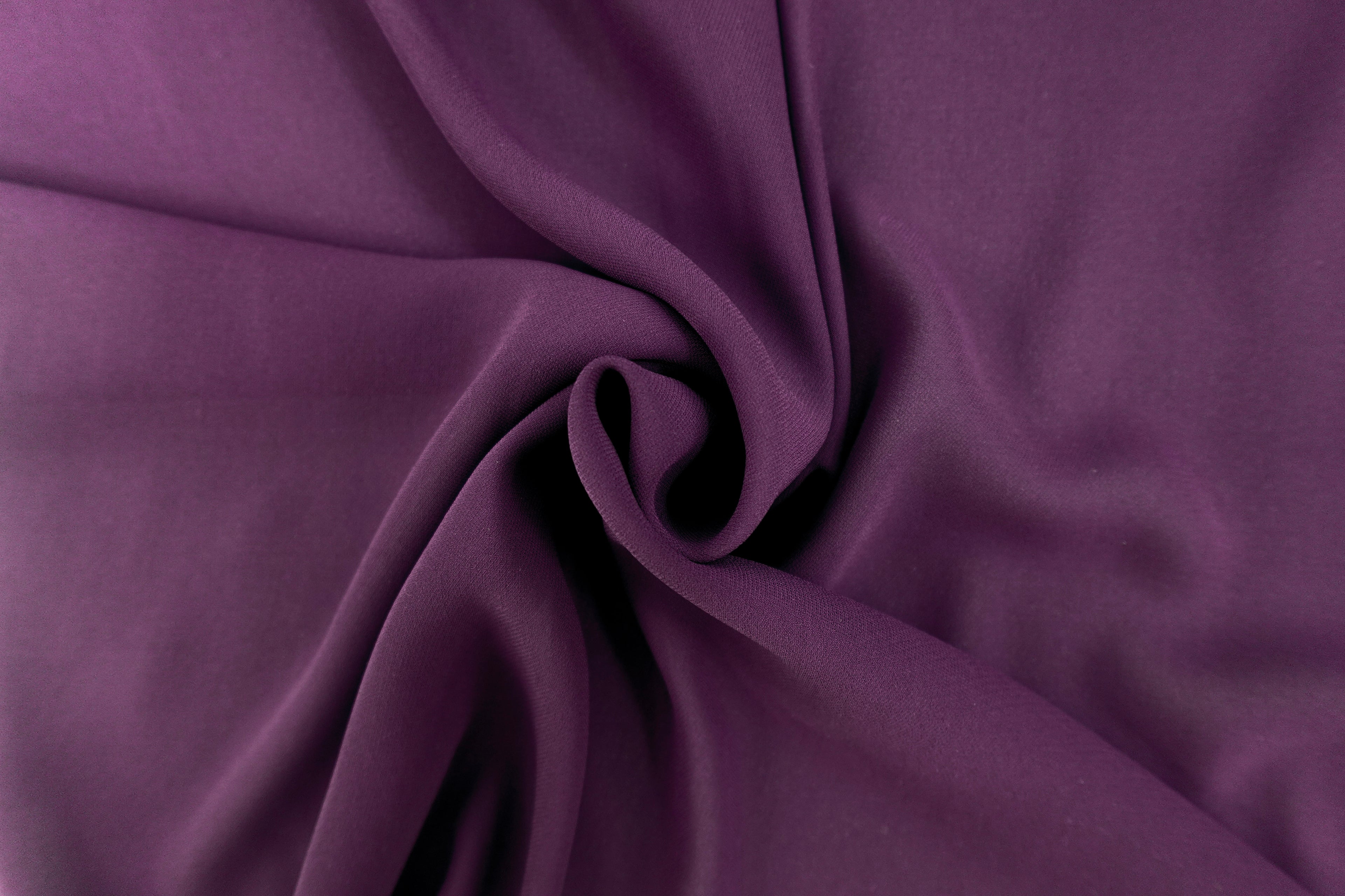 Blackberry Stretchy Georgette