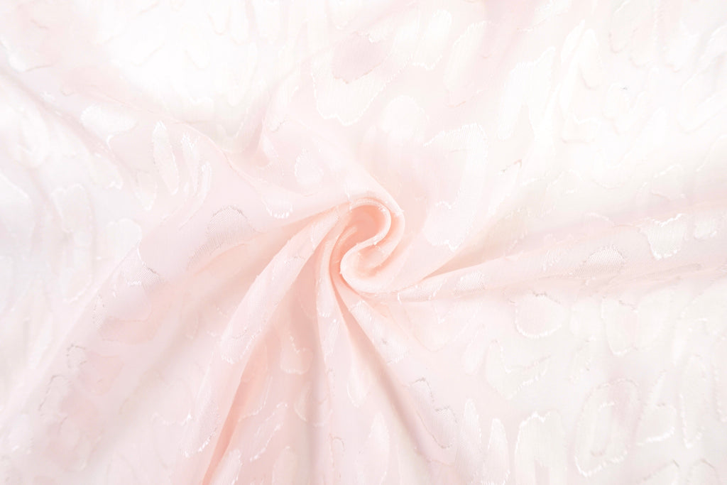 Fairytale Pink Leopard Print Burnout Chiffon