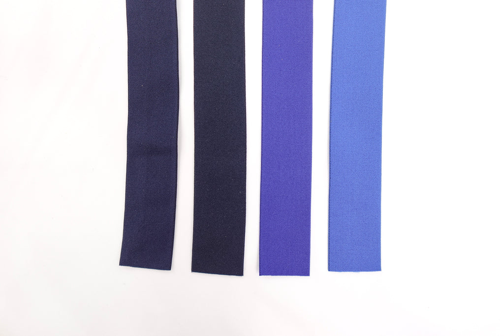 Blues & Greens Soft 1.5" Waistband Elastic