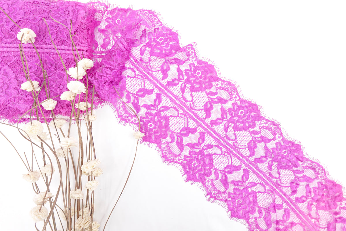 Magenta 7" Lace
