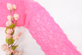 Hot Pink 7.75" Lace