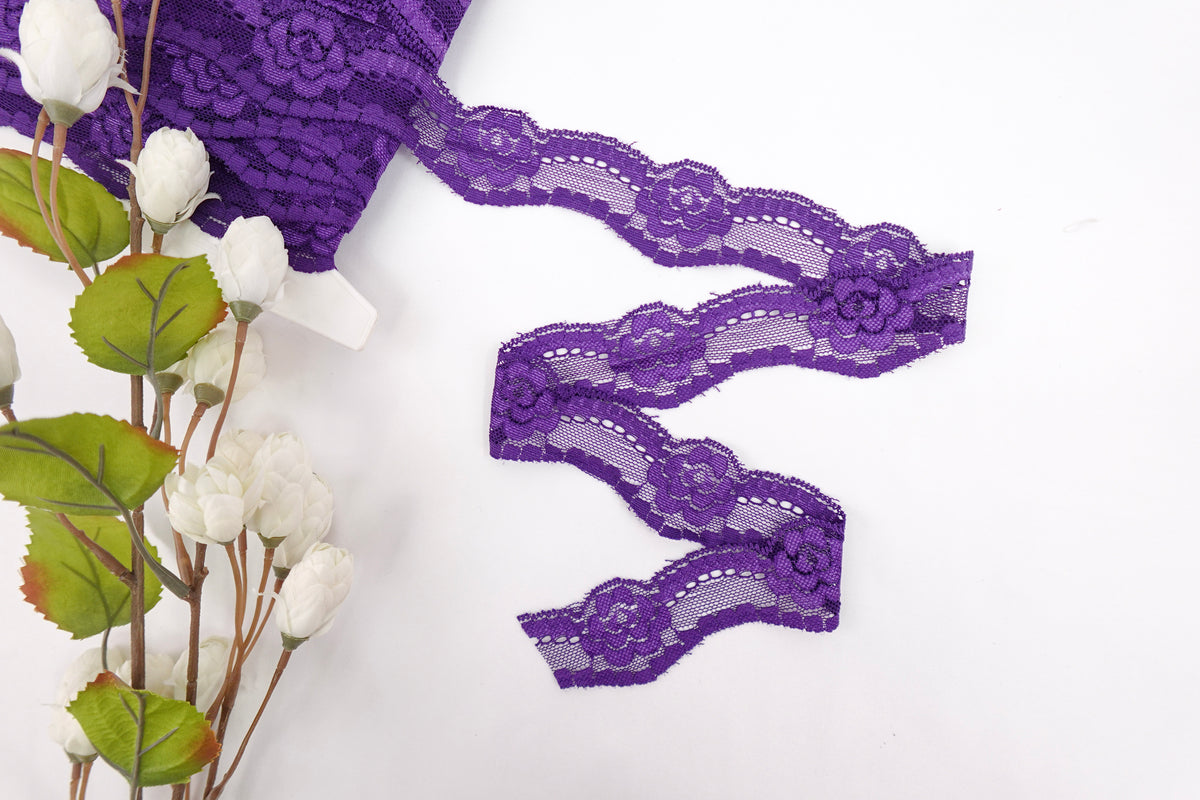 Purple 1.5" Lace Trim