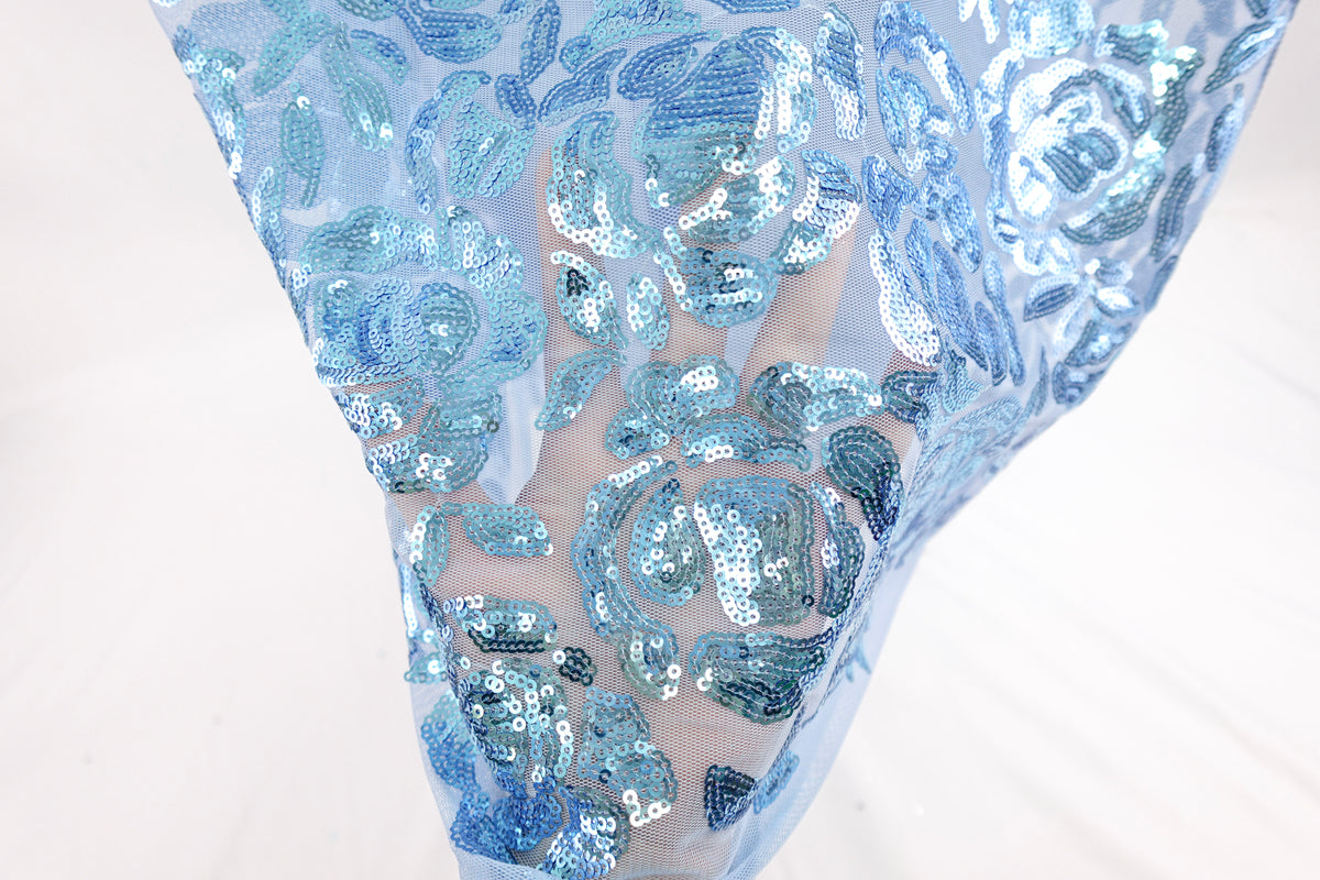 Bluebell Sequin Bridal Lace