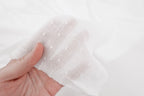 White 100% Cotton Swiss Dot