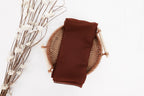 Red Brown Square Scarf