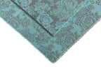 Jasper Roses Design Two Tone Church Scarf with Frayed Edge