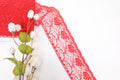 Lipstick Red 4" Lace