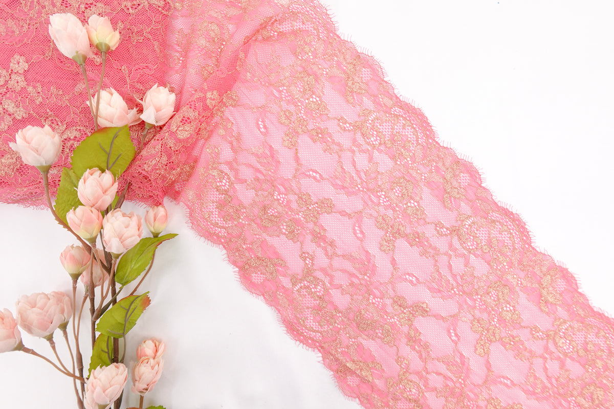 Aurora Pink 8.5" Lace