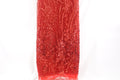 Bright Red Glitter & Sequin Bridal Lace