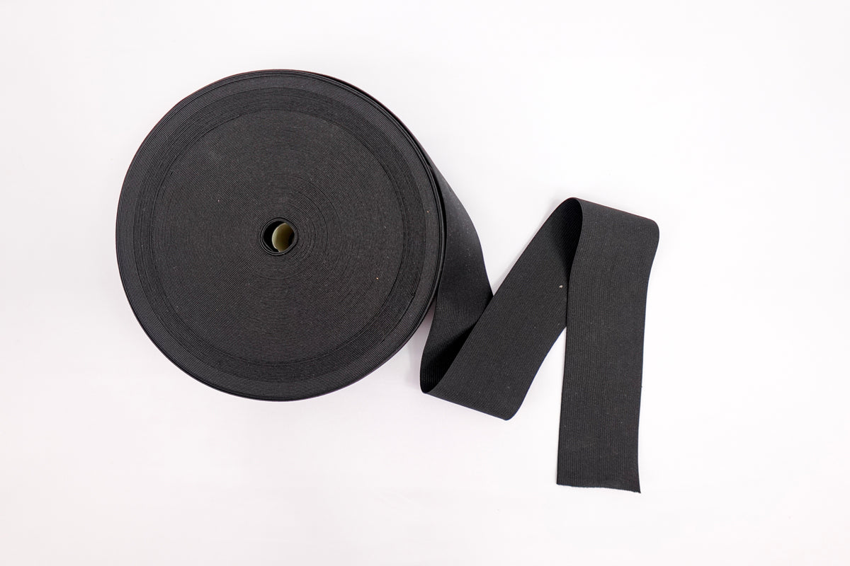 Black 2.5" Waistband Elastic