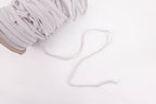 White 6mm Elastic