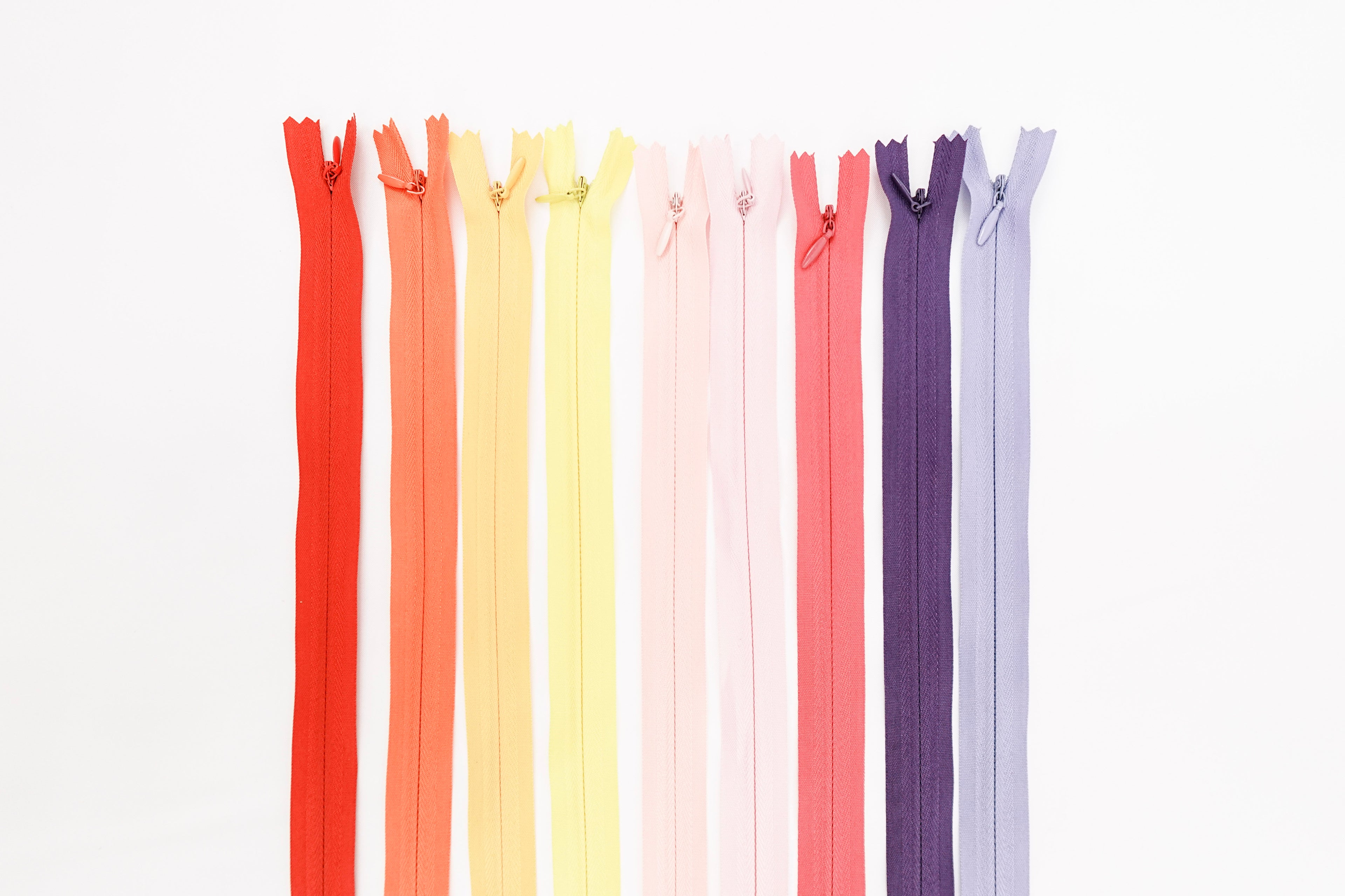 Invisible Zippers Reds & Pinks