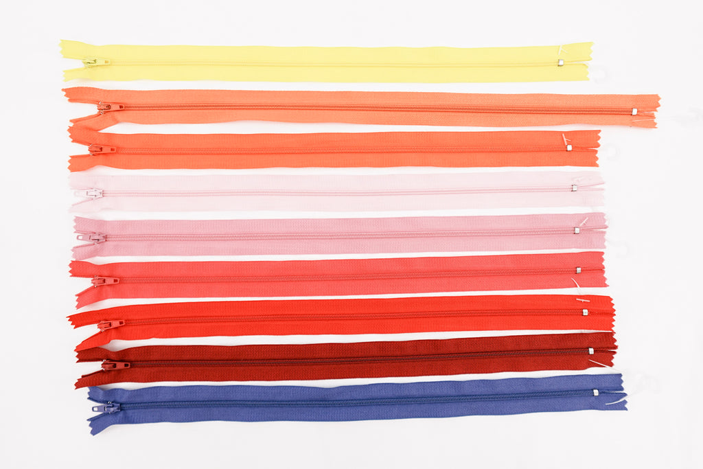 Medium Regular Zippers Reds & Pinks