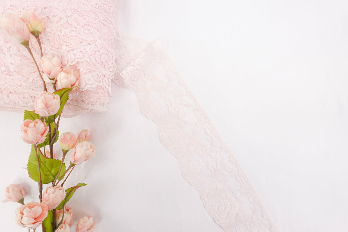 Fairytale Pink 3.5" Lace Trim
